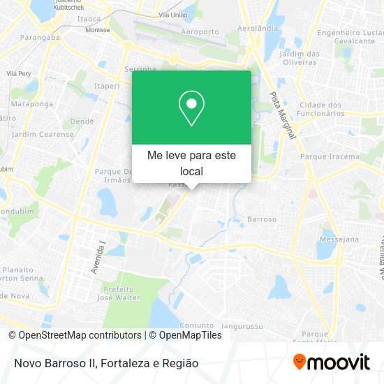 Novo Barroso II mapa