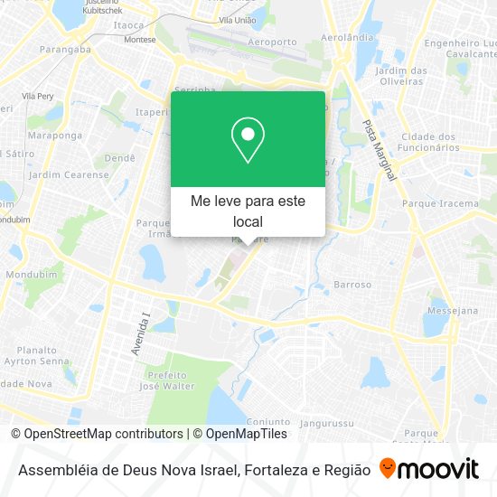 Assembléia de Deus Nova Israel mapa