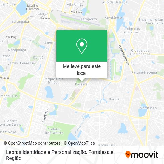 Lebras Identidade e Personalização mapa