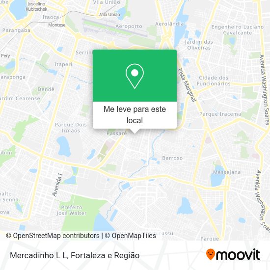 Mercadinho L L mapa