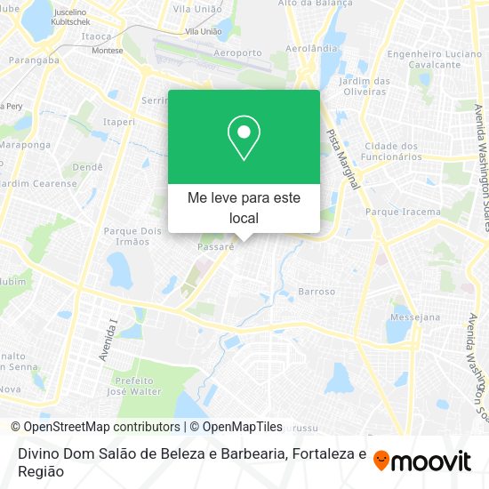 Divino Dom Salão de Beleza e Barbearia mapa