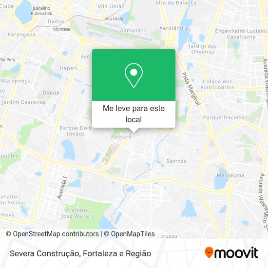 Severa Construção mapa