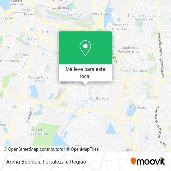 Arena Bebidas mapa