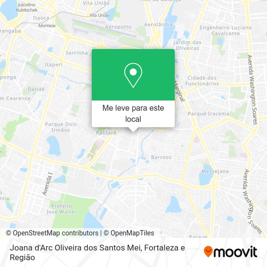Joana d'Arc Oliveira dos Santos Mei mapa