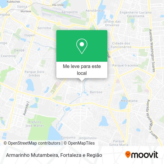 Armarinho Mutambeira mapa