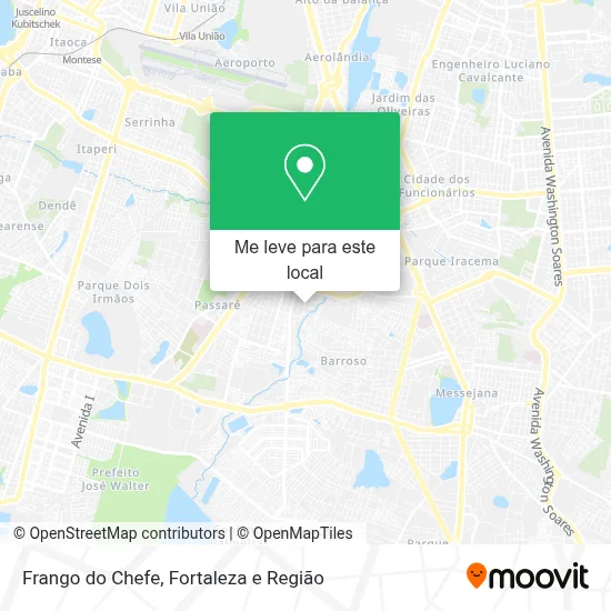 Frango do Chefe mapa