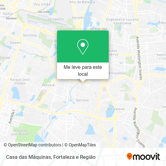 Casa das Máquinas mapa