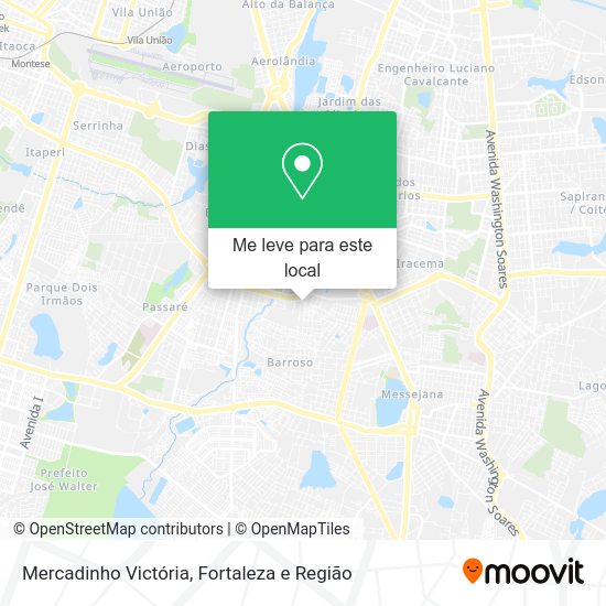 Mercadinho Victória mapa