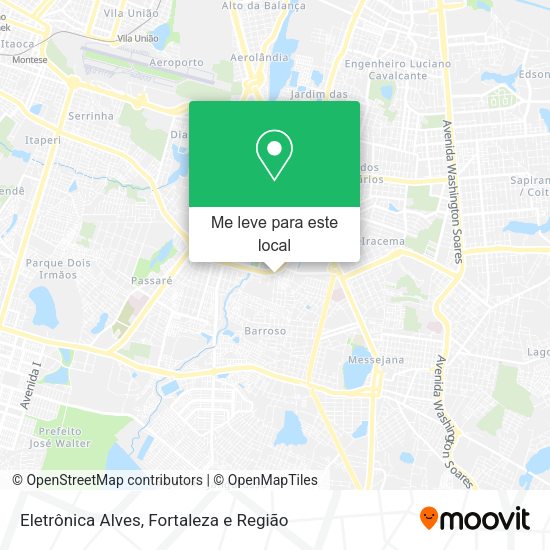 Eletrônica Alves mapa