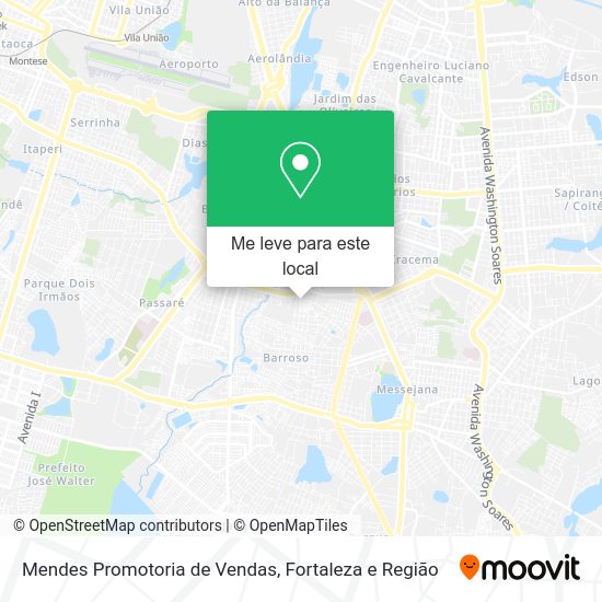 Mendes Promotoria de Vendas mapa