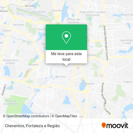 Cheventos mapa