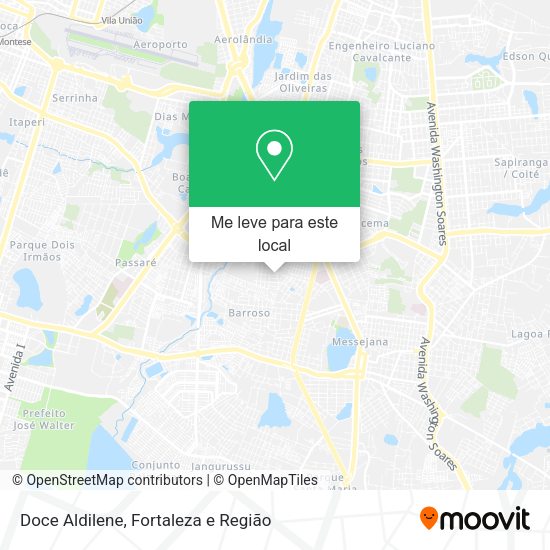 Doce Aldilene mapa