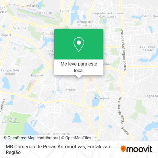 MB Comércio de Pecas Automotivas mapa
