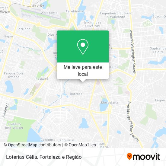 Loterias Célia mapa