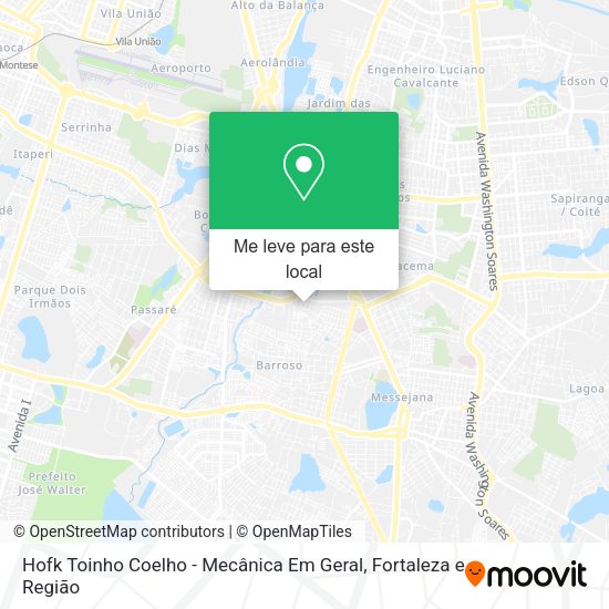 Hofk Toinho Coelho - Mecânica Em Geral mapa