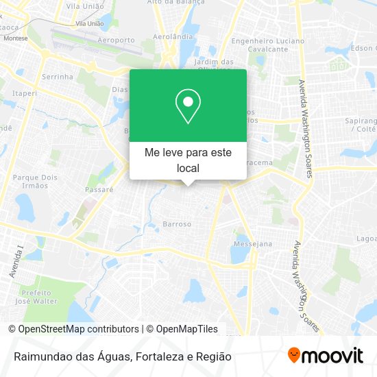Raimundao das Águas mapa