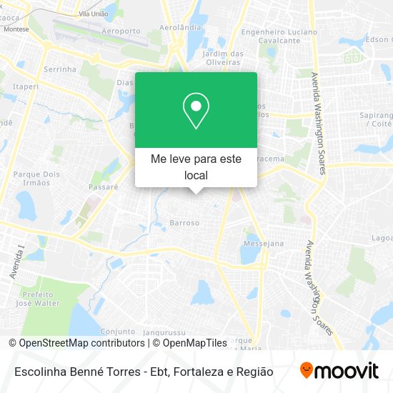 Escolinha Benné Torres - Ebt mapa