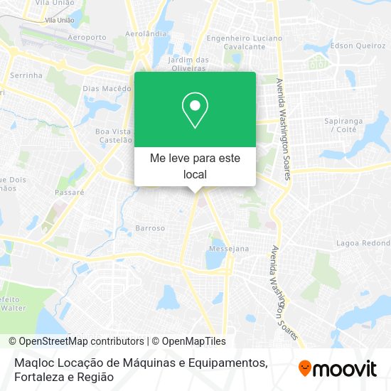 Maqloc Locação de Máquinas e Equipamentos mapa