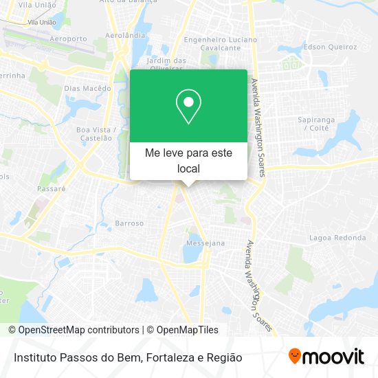 Instituto Passos do Bem mapa