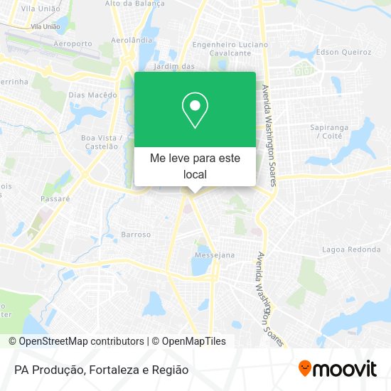 PA Produção mapa