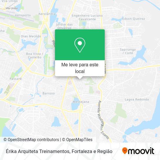 Érika Arquiteta Treinamentos mapa