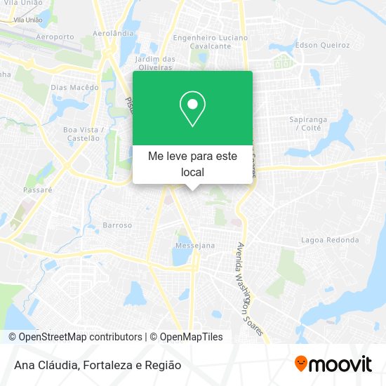 Ana Cláudia mapa