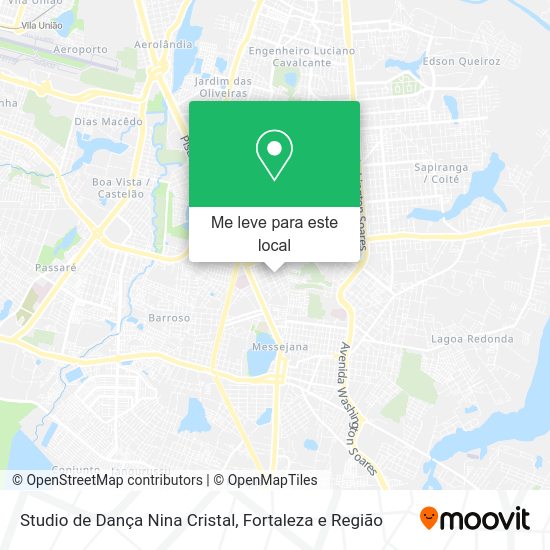 Studio de Dança Nina Cristal mapa