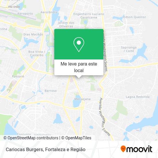 Cariocas Burgers mapa