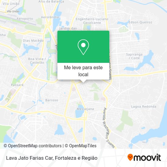 Lava Jato Farias Car mapa
