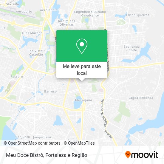 Meu Doce Bistrô mapa