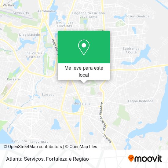 Atlanta Serviços mapa