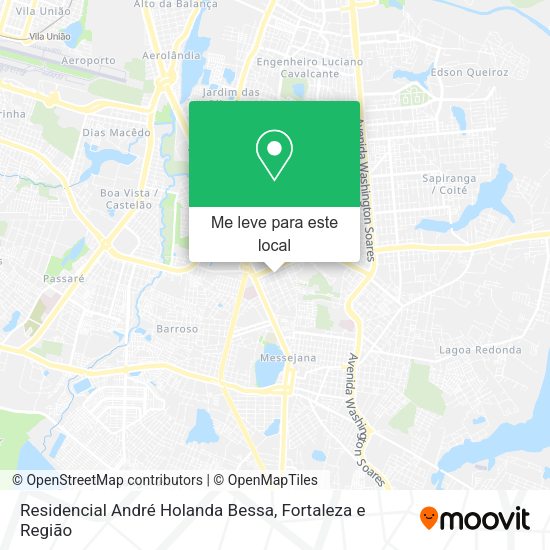 Residencial André Holanda Bessa mapa