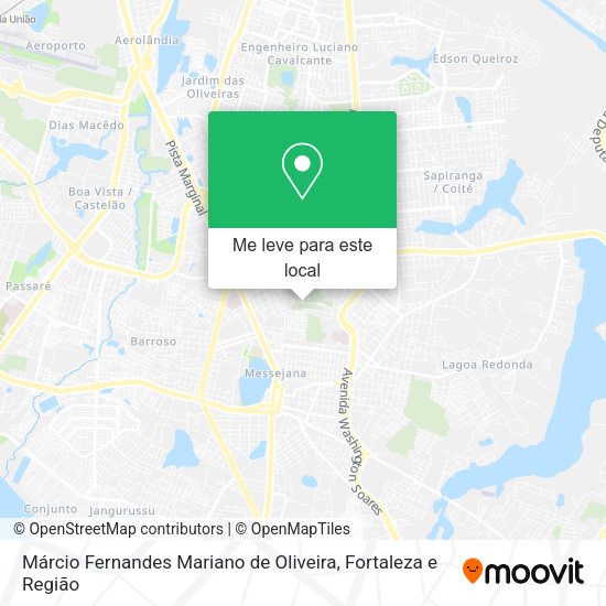 Márcio Fernandes Mariano de Oliveira mapa