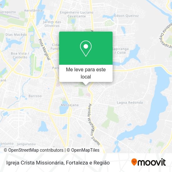 Igreja Crista Missionária mapa