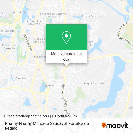 Nhamy Nhamy Mercado Saudável mapa