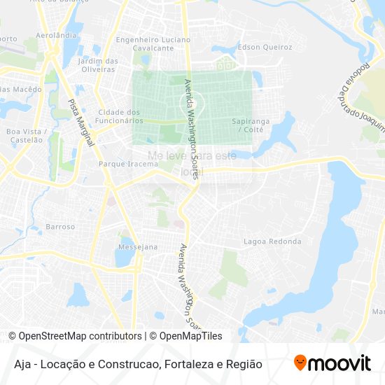 Aja - Locação e Construcao mapa