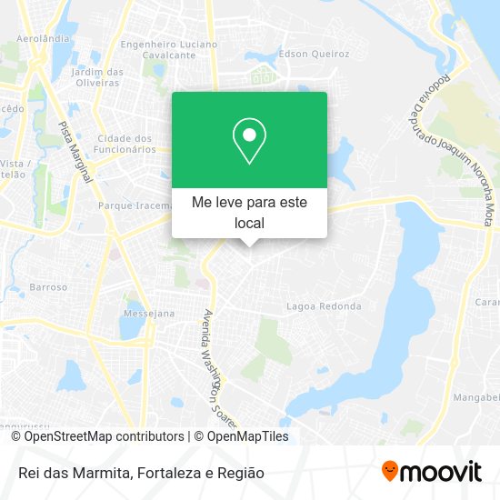 Rei das Marmita mapa