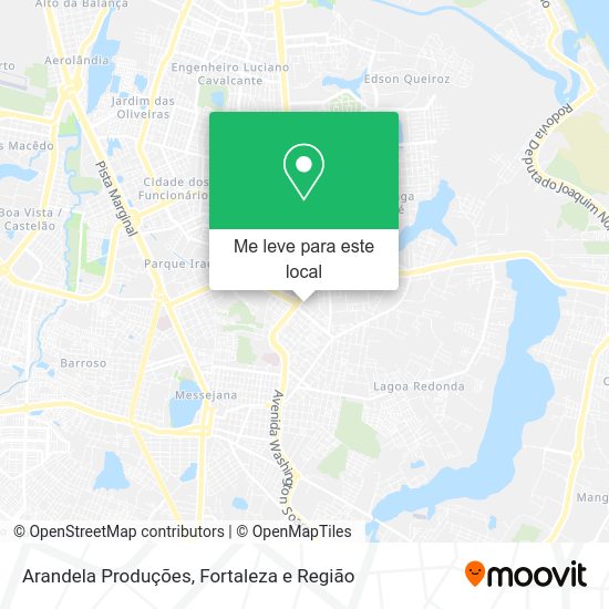 Arandela Produções mapa