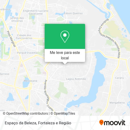 Espaço da Beleza mapa