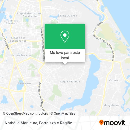 Nathália Manicure mapa