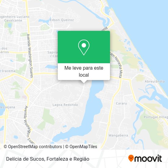 Delícia de Sucos mapa
