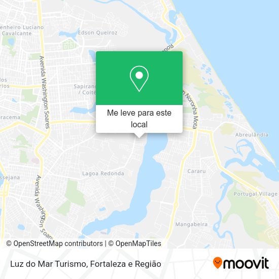 Luz do Mar Turismo mapa