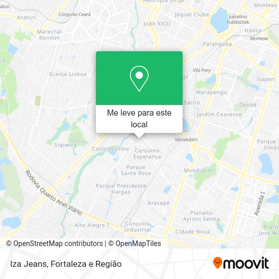 Iza Jeans mapa