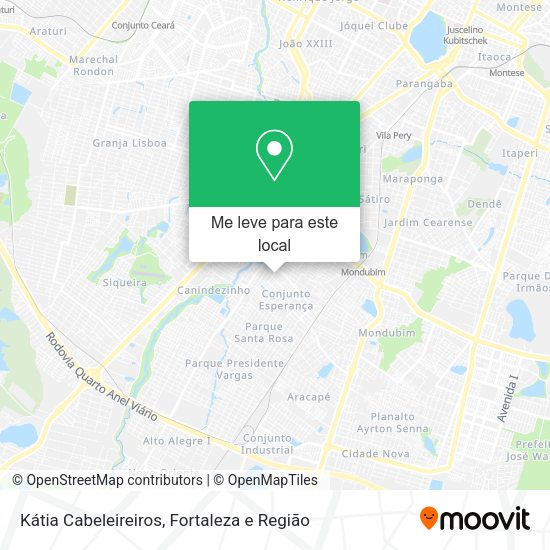 Kátia Cabeleireiros mapa