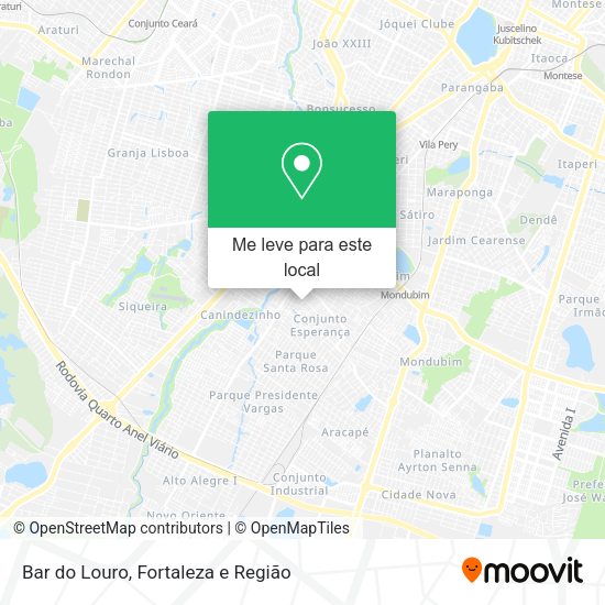 Bar do Louro mapa