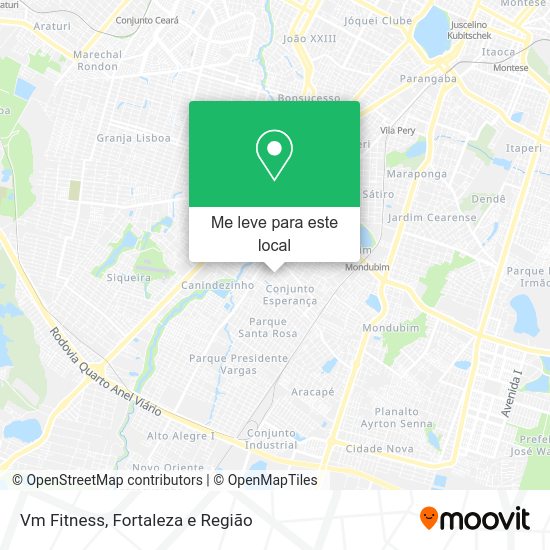 Vm Fitness mapa