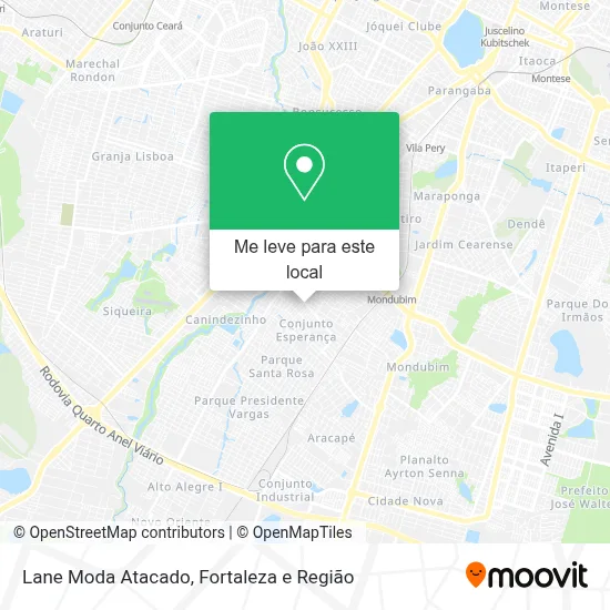 Lane Moda Atacado mapa