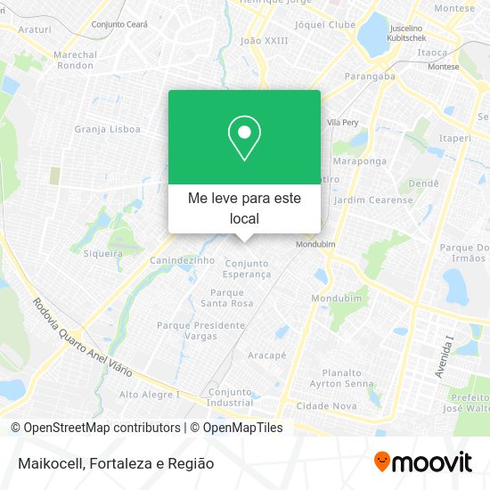 Maikocell mapa
