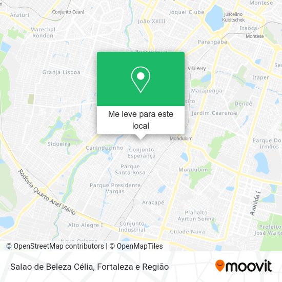 Salao de Beleza Célia mapa