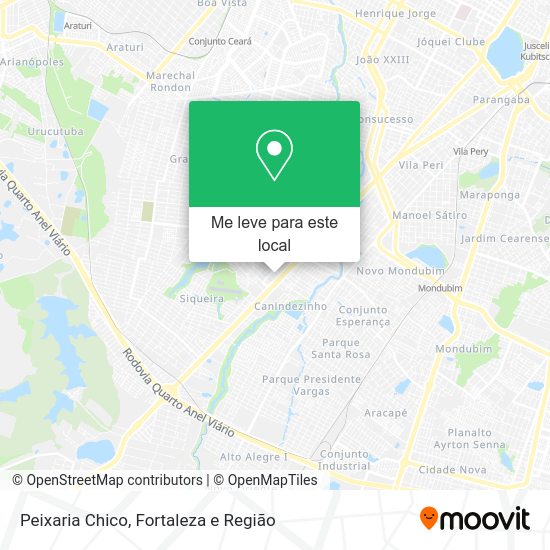 Peixaria Chico mapa